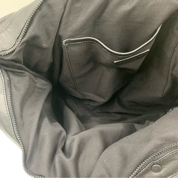 Massimo Dutti Quilted Tote bag with leather zip - Picture 10 of 12